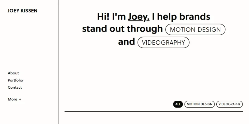 Screenshot of the JK-Design website